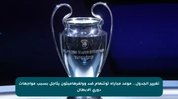 تغيير الجدول.. موعد مباراة توتنهام ضد وولفرهامبتون يتأجل بسبب مواجهات دوري الأبطال